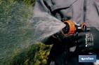 Spray gun with 7 spray patterns and thumb control design - Cofan