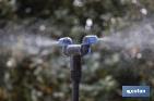 Torre de nebulización extensible para exteriores | Desde 12 hasta 48 cm | Boquillas de ángulo ajustable - Cofan
