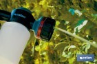 Spray gun with 6 spray patterns and 500ml soap dispenser   - Cofan