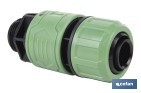Garden hose repair connector | ABS fitting | UV resistance | Quick and easy connection | 1" repair fitting Ø25mm  - Cofan