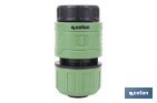 Garden hose repair connector | ABS fitting | UV resistance | Quick and easy connection | 1" repair fitting Ø25mm  - Cofan