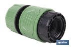 Garden hose repair connector | ABS fitting | UV resistance | Quick and easy connection | 1" repair fitting Ø25mm  - Cofan