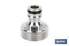 Adaptador de latón de rosca macho | Diferentes medidas | Apto para manguera | Ideal para jardinería - Cofan