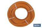 Rotolo di tubo flessibile per gas butano | Disponibile in arancione | Dimensioni: 8 mm x 60 m - Cofan