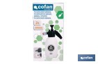 Pulverizador manual 2 litros para líquido y espuma | Uso agrícola y jardinería | Boquillas incluidas - Cofan