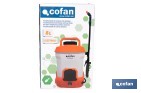 Pulverizador de espalda eléctrico | Sulfatadora a batería Li-Ion 12 V 2.0 Ah | Disponible en diferentes capacidades - Cofan