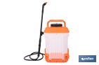 Pulverizador de espalda eléctrico | Sulfatadora a batería Li-Ion 12 V 2.0 Ah | Disponible en diferentes capacidades - Cofan