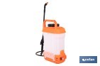 Pulverizador de espalda eléctrico | Sulfatadora a batería Li-Ion 12 V 2.0 Ah | Disponible en diferentes capacidades - Cofan
