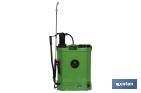 PULVERIZADOR DE ESPALDA | CAPACIDAD 16 LITROS | ELÉCTRICO CON DOBLE USO BATERÍA/MANUAL