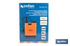 Pulvérisateur dorsal manuel | Capacité : 12 litres | Couleur : orange/noir - Cofan
