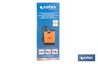 Pulvérisateur dorsal manuel | Capacité : 12 litres | Couleur : orange/noir - Cofan