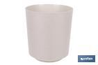 Pots de fleurs décoratifs d'intérieur | Pots de fleurs ronds | Matériau : Polypropylène | Disponibles en différentes couleurs et dimensions - Cofan
