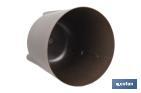 Decorative plant pots with legs | Drain plug included | Available in coffee and cream colours | Different sizes and capacities - Cofan