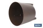 Decorative plant pots with legs | Drain plug included | Available in coffee and cream colours | Different sizes and capacities - Cofan