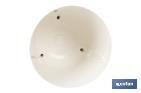 Decorative plant pots with legs | Drain plug included | Available in coffee and cream colours | Different sizes and capacities - Cofan