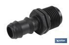 THREAD PIPE CONNECTOR | SUITABLE FOR DRIP OR SPRINKLING IRRIGATION SYSTEM | THREAD: 3/4"