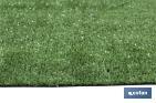 Erba sintetica alta 7 mm | Leggero e molto facile da posizionare | Ideale per l'esterno, piscine, balconi e giardini - Cofan