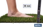 CÉSPED ARTIFICIAL DE 38 MM PARA TERRAZA Y JARDÍN | MODELO ACOLCHADO, CONFORTABLE Y RESISTENTE | IDEAL PARA EXTERIORES Y PISCINAS
