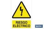 Riesgo eléctrico. El diseño de la señal puede variar, pero en ningún caso se variará el significado de la misma. - Cofan