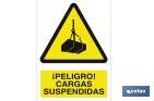 ¡PELIGRO! CARGAS SUSPENDIDAS