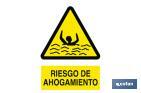 RIESGO DE AHOGAMIENTO. EL DISEÑO DE LA SEÑAL PUEDE VARIAR, PERO EN NINGÚN CASO SE VARIARÁ EL SIGNIFICADO DE LA MISMA.