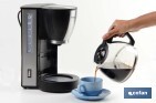 ELECTRIC DRIP COFFEE MAKER | MARGOT MODEL | POWER: 870W | 10-CUP CAPACITY | 1.25L CAPACITY | SVELTE & CLASSY DESIGN