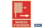 MÀNEGA D'INCENDIS DRETA