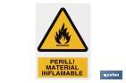 PERILL MATERIAL INFLAMABLE
