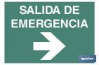 Salida de Emergencia Texto - Cofan