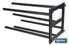 Vertical display stand for 7 oilcloth rolls | Sturdy metal construction | Efficient organisation - Cofan