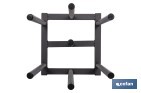 Vertical display stand for 7 oilcloth rolls | Sturdy metal construction | Efficient organisation - Cofan