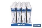 Expositor para 24 cartuchos de silicona | Ofrece una presentación ordenada y profesional de los cartuchos de silicona - Cofan
