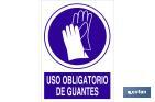 Uso obligatorio de guantes - Cofan