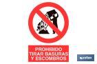 PROHIBIDO TIRAR BASURAS Y ESCOMBROS