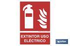 Electric use extinguisher - Cofan