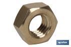 Cap nuts, DIN 934, Brass - Cofan