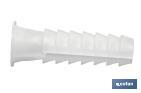 White "plastic" fittings (25pcs bags) - Cofan