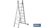 Aluminium ladder 2 steps EN 131 - Cofan