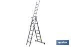 Aluminium ladder 3 steps EN 131 - Cofan