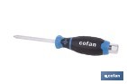 Destornillador Phillips de impacto modelo GripForce - Cofan