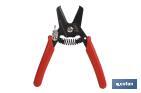 Tie cutting pliers | Size: 150mm | Material: steel - Cofan