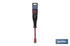 Destornillador 1000 V Aislado | Con punta de vaso hexagonal | SW 4 - 13 mm - Cofan