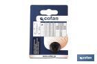 Replacement wheel blade | For pipe cutter | Diameter: 19 x 6.2mm | Ideal for stainless steel - Cofan