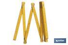 Règle en bois pliable | Règle pour menuisier | Dimension maximale de la règle 2 mètres - Cofan