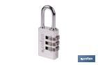 COMBINATION PADLOCK WITH 3 DIGITS | SAFE LOCK FOR DAILY USE
