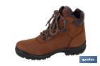 Trekking Boot | Cimarrón Model | Sympatex | Brown | Self-Locking System - Cofan