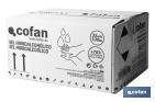 Hand sanitiser gel | Pack of 35 pieces | More than 70% alcohol content - Cofan