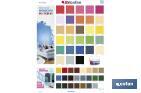 Poster/Plakat mit Palette von Farben - Cofan