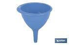 PLASTIC FUNNEL | AVAILABLE IN BLUE WITH FOOD SAFETY CERTIFICATION | DIFFERENT SIZES