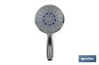 Hand-held shower head | Chrome plating | 5 Spray modes | Size: 22 x 12cm - Cofan